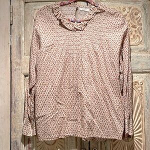 EUC Doen PLUM TOP /XXL, CREAM WINTER DITSY/